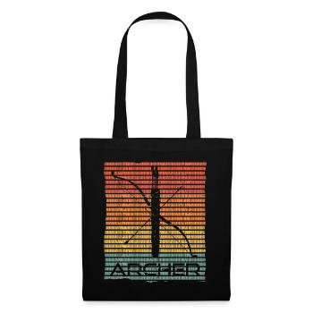 Archer Vintage Fléchet et arc tir à l’arc - Sac en tissu - noir - Devant