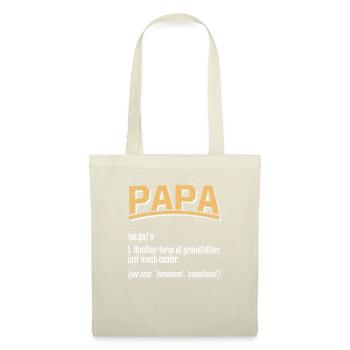 Papa Definition - Tote Bag - nature - Front