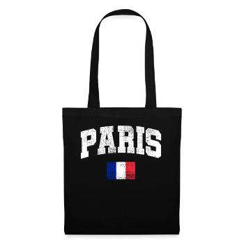 Paris Paris - Stoffbeutel - Schwarz - Vorne