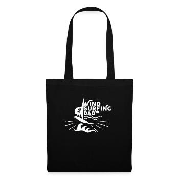 Windsurfen Surfer Windsurfer Windsurfing Geschenke - Stoffbeutel - Schwarz - Vorne