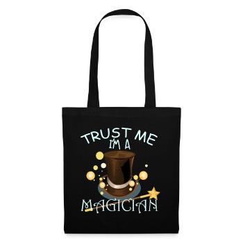 Trust me I'm a magician - Stoffbeutel - Schwarz - Vorne