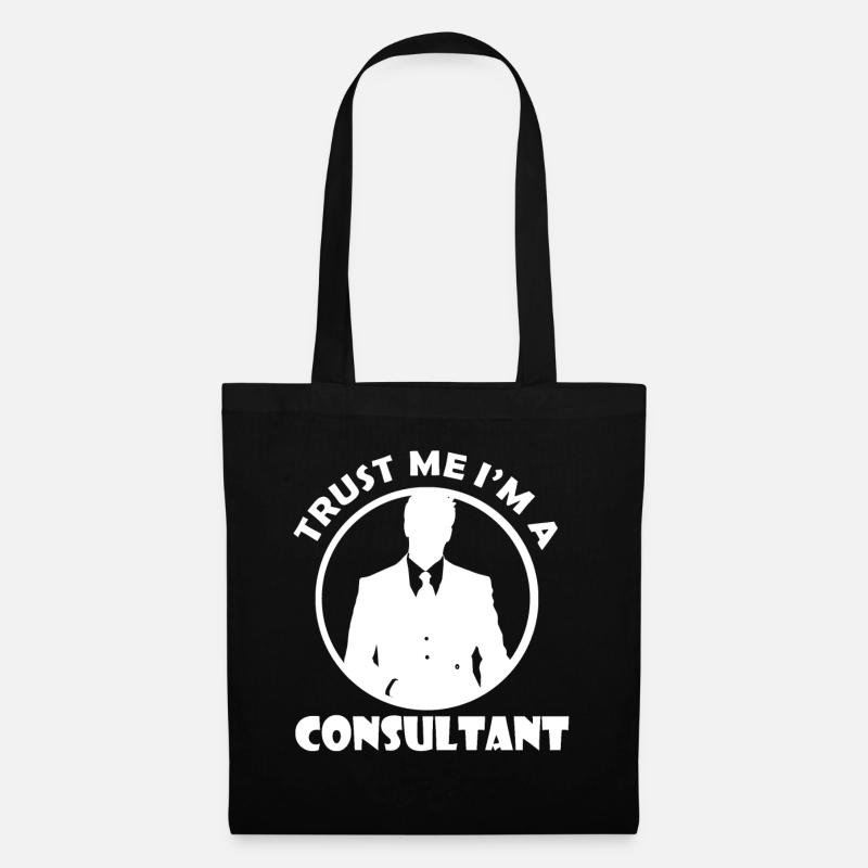 Trust me I'm a Consultant - Berater - Stoffbeutel - Schwarz