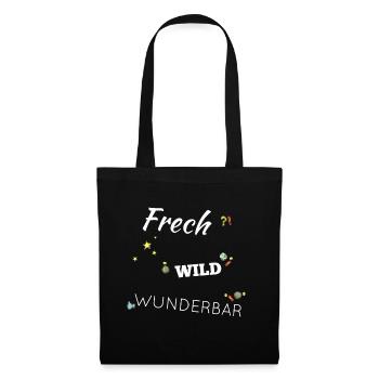 Frech Sauvage femmes Chemise - Sac en tissu - noir - Devant