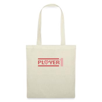 Gamer Couple Gaming Player 1 - Tote Bag - nature - Front
