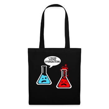 Chemie - Stoffbeutel - Schwarz - Vorne