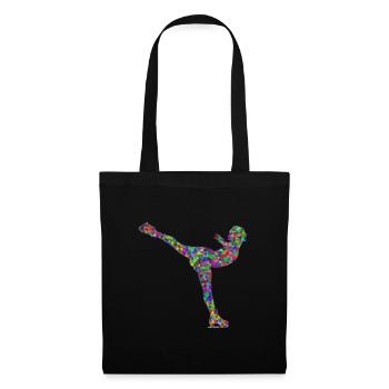 Patinage artistique Patin à glace - Sac en tissu - noir - Devant