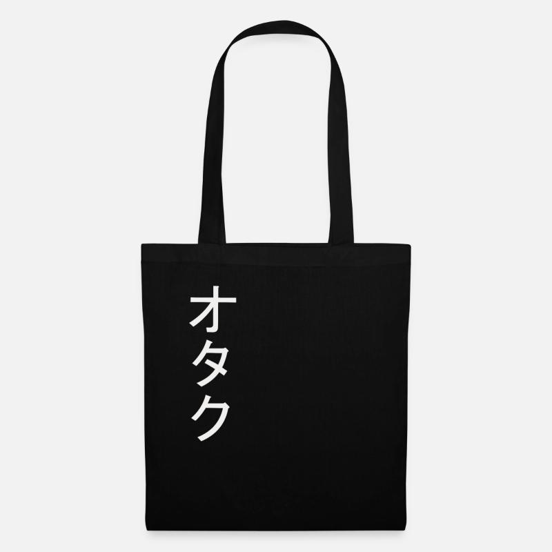 Otaku - Japanisch - Weiß - Stoffbeutel - Schwarz
