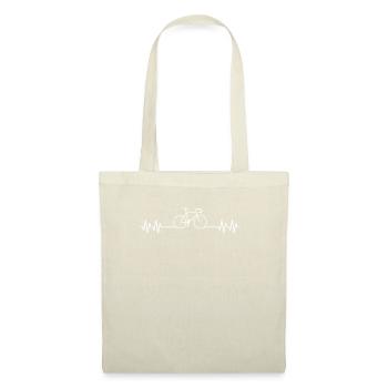 Rythme cardiaque - Sac en tissu - nature - Devant