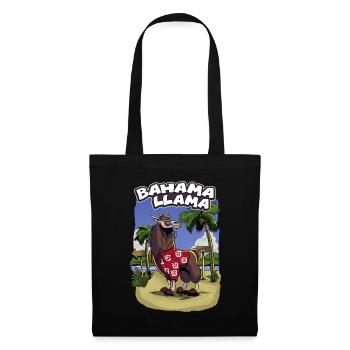 Bahama Llama - Cocktail Holidays Chill Relax - Tote Bag - black - Front