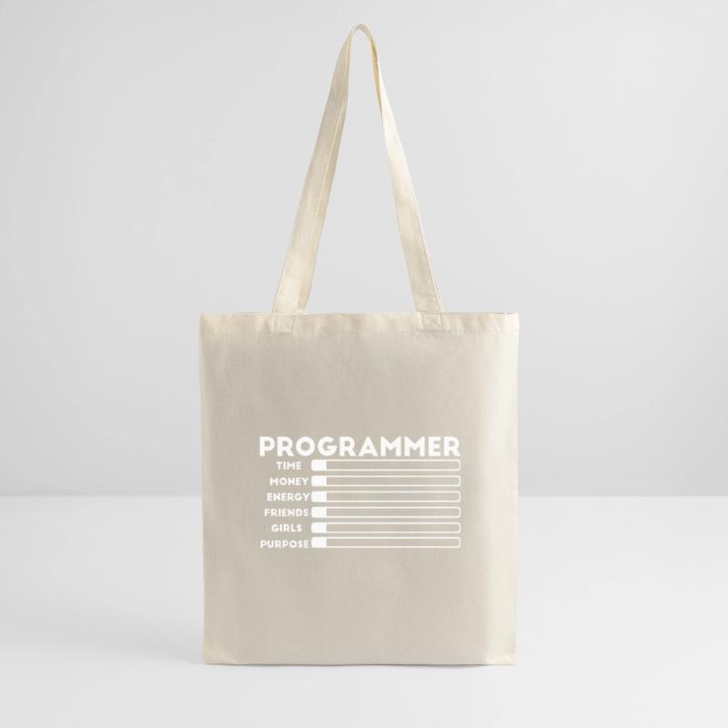 Programmierer Nerd computer HTML Stoffbeutel