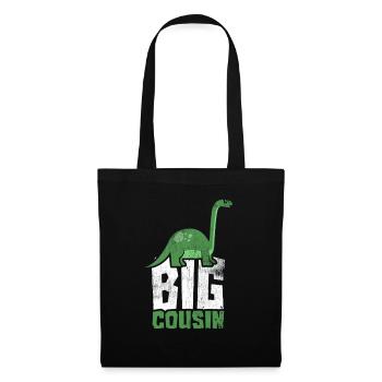 Big Cousin Dinosaur - Tote Bag - black - Front