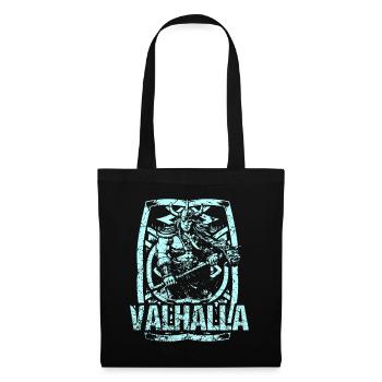 Vikings Thor Odin Valhalla Scandinavie Suède - Sac en tissu - noir - Devant