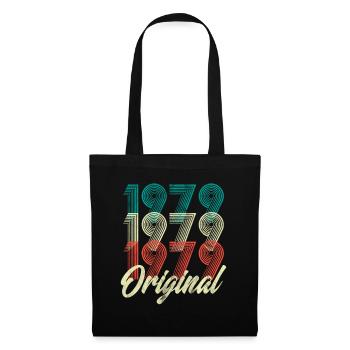 40th Birthday - 1979 Original Vintage Shirt - Tote Bag - black - Front
