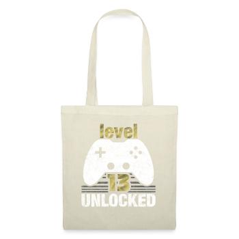 Gaming Level 13 - Stoffbeutel - Natur - Vorne