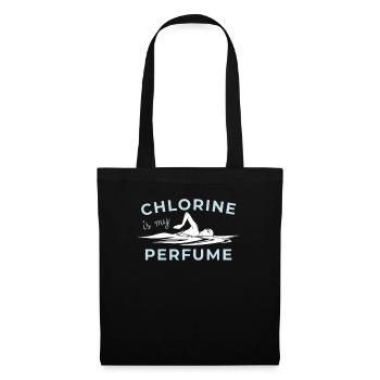 Chlorine Is My Perfume Swimmer Swimming Pool - Tote Bag - black - Front