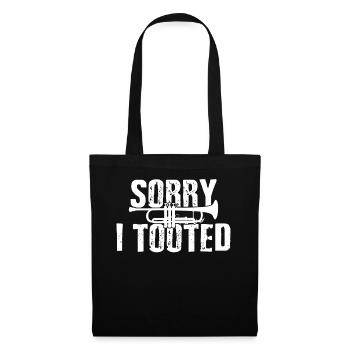 Trompettes trompettes - Sac en tissu - noir - Devant