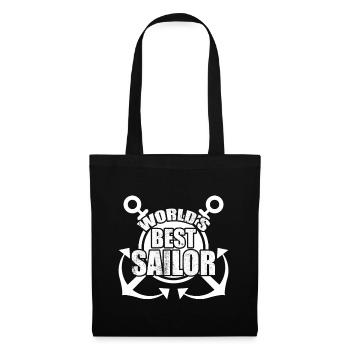 Sailing Voile Voile Voile Sailor - Sac en tissu - noir - Devant
