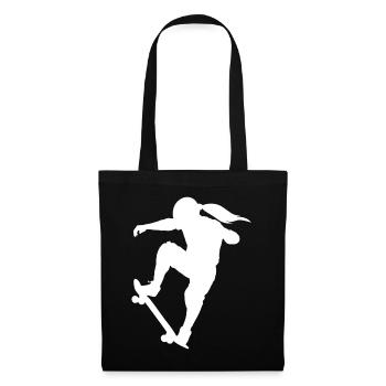 Skater girl - Tote Bag - black - Front
