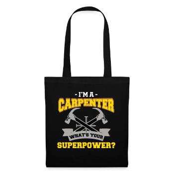 Carpenter joiner carpenter artisan gift - Tote Bag - black - Front