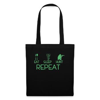 Terrain de chasse Chasseurs Chasse chasse chasse - Sac en tissu - noir - Devant