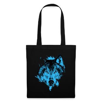 geiler Wolf - Stoffbeutel - Schwarz - Vorne