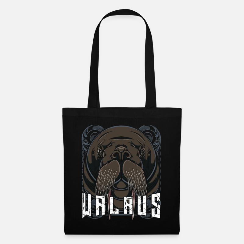 walrus - Tote Bag - black
