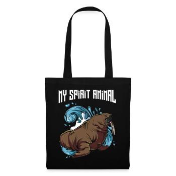 morse - Sac en tissu - noir - Devant