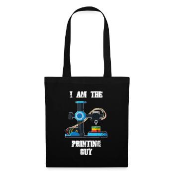 3D Print Gift Funny Quote I 3D Printed - Tote Bag - black - Front