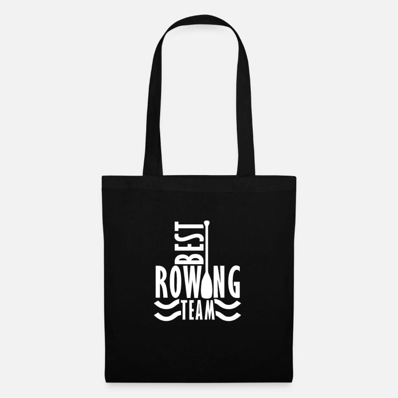 Best Rowing Team Rudern - Stoffbeutel - Schwarz