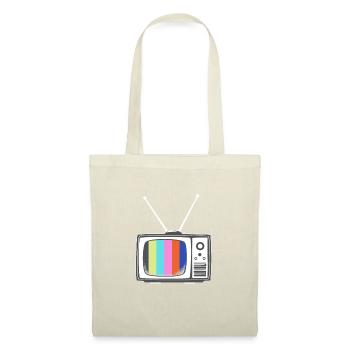 Cadeau télévision télévision télévision - Sac en tissu - nature - Devant