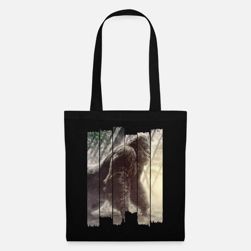gorilla - Stoffbeutel - Schwarz