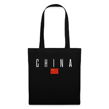 Chine - Sac en tissu - noir - Devant