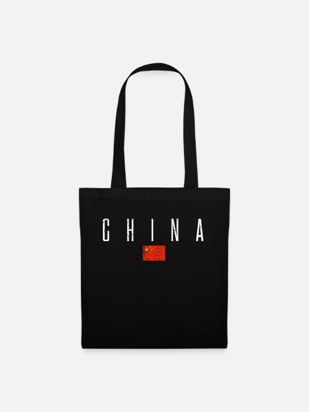 China - Stoffbeutel - Schwarz