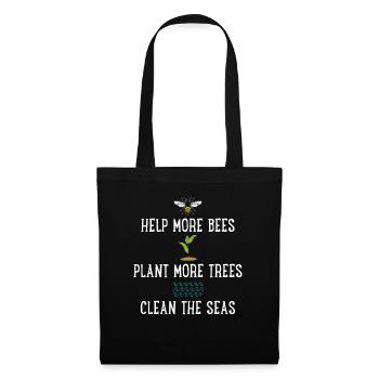 Conservationist Gift - Tote Bag - black - Front