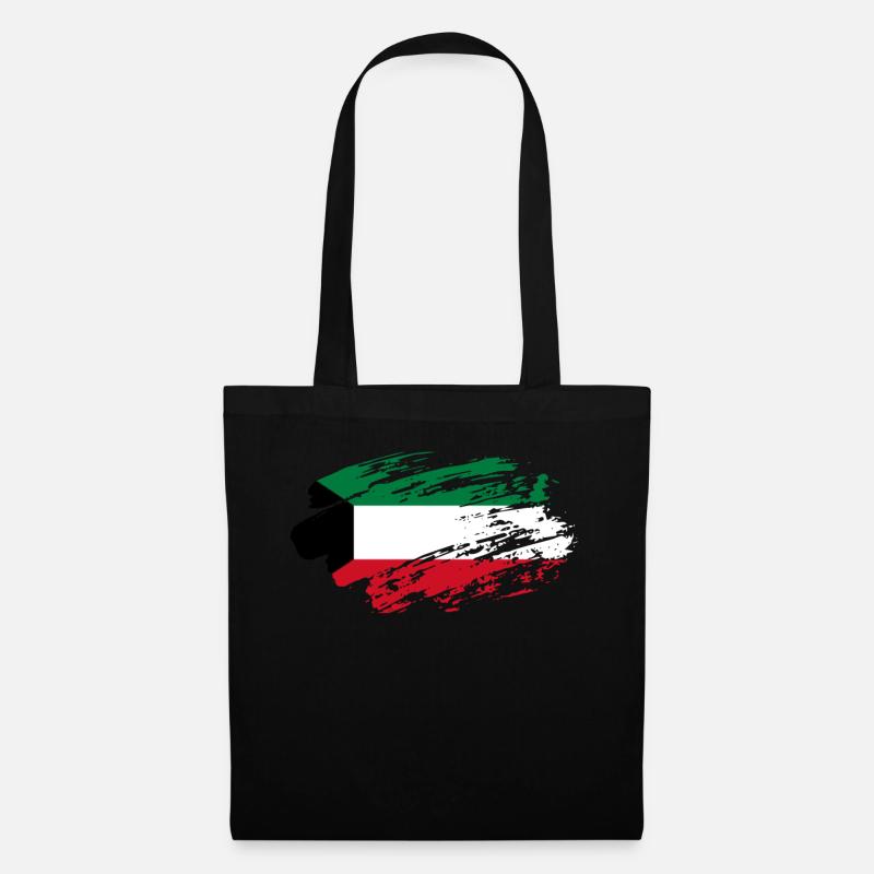 Kuwait Flag Tea - Tote Bag - black