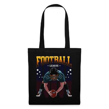 Football - Stoffbeutel - Schwarz - Vorne