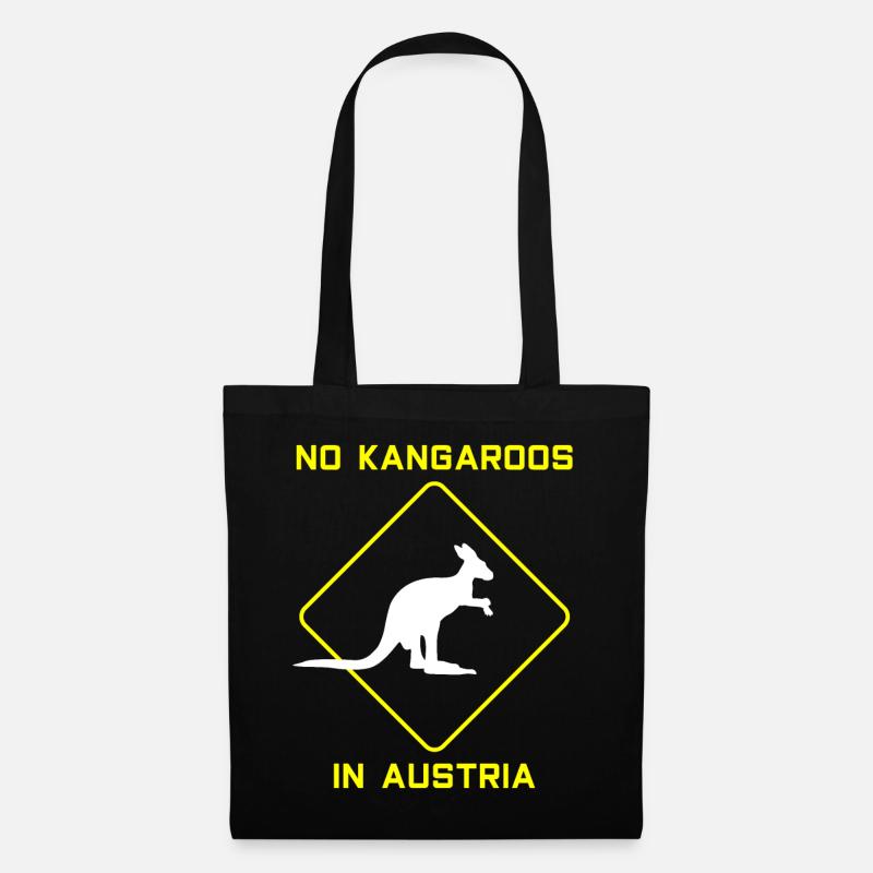 Känguru Känguru - Stoffbeutel - Schwarz