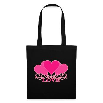 Love - my love - Tote Bag - black - Front