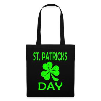 Saint Patrick - Sac en tissu - noir - Devant
