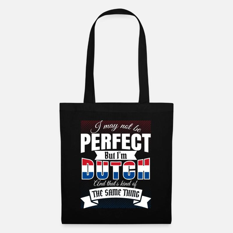 Dutch Netherlands Dutch Gift - Tote Bag - black