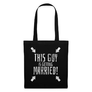 Groom's Wedding Message - Tote Bag - black - Front