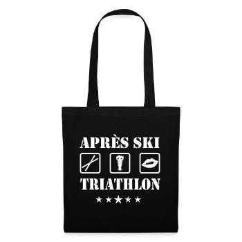 Après Ski Triathlon - Stoffbeutel - Schwarz - Vorne
