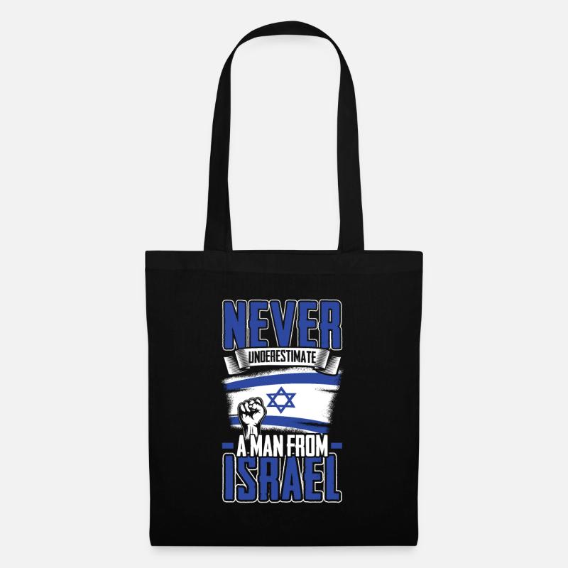 Israel - Stoffbeutel - Schwarz