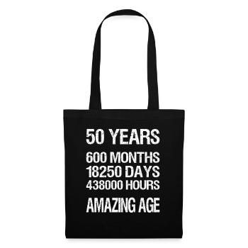 50 YEARS - Tote Bag - black - Front