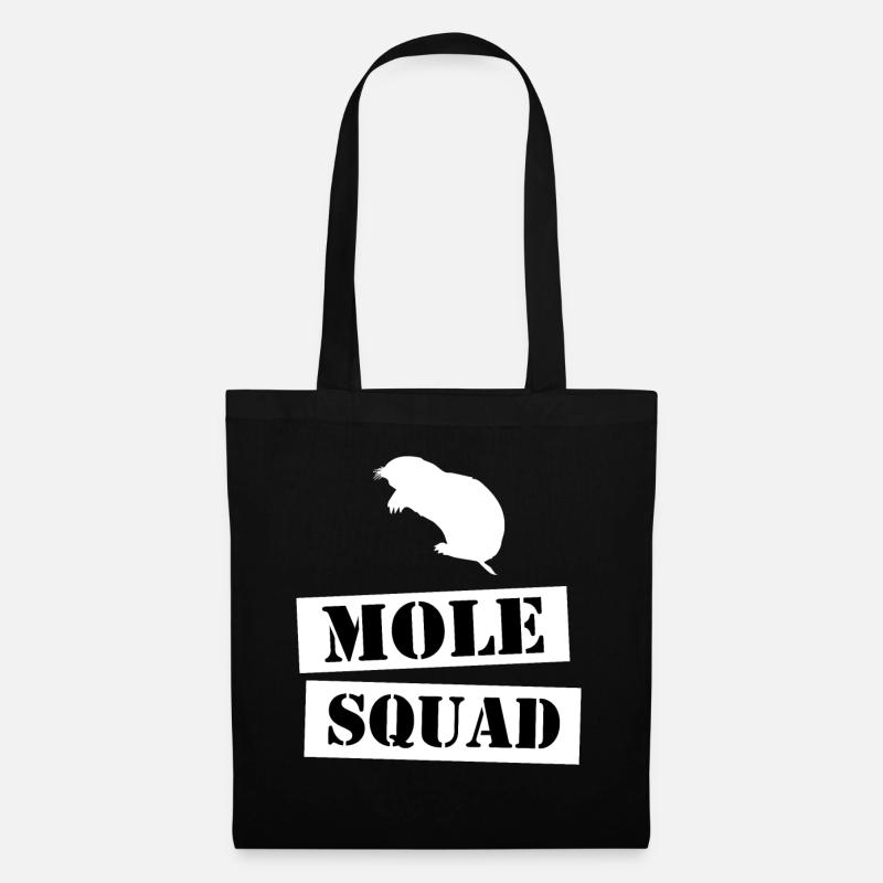 join the mole squad - Stoffbeutel - Schwarz