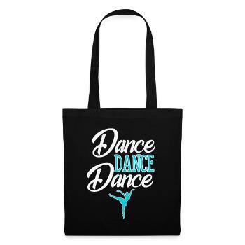 Danser danser et danser encore - Sac en tissu - noir - Devant