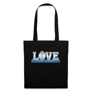 Love the game Football Super Bowl Gift - Tote Bag - black - Front