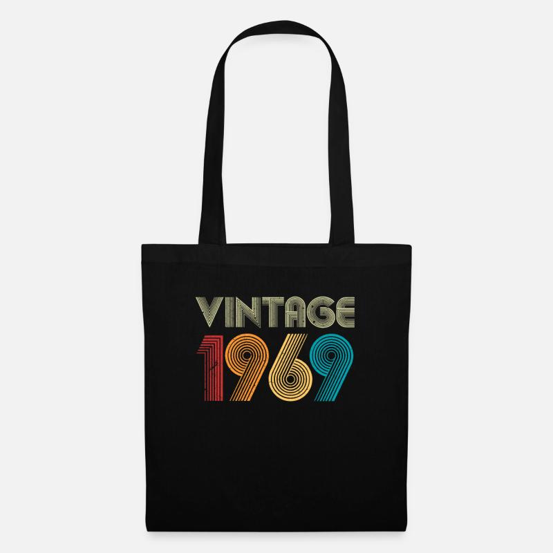 Vintage 1969 - Stoffbeutel - Schwarz