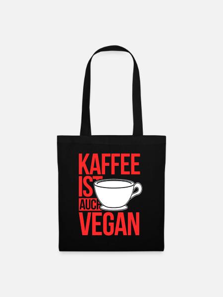 Perfektes Kaffee-Trinker Geschenk - Stoffbeutel - Schwarz