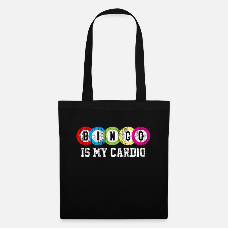 Bingo Bingo Bälle Cardio Bingo - Stoffbeutel - Schwarz
